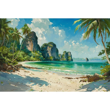 Tropical Scenery Canvas